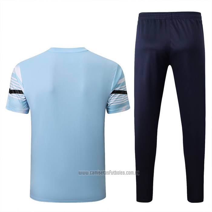 Chandal del Manchester City Manga Corta 2022 Azul